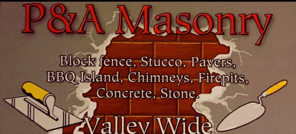 P&A Masonry/Gates banner