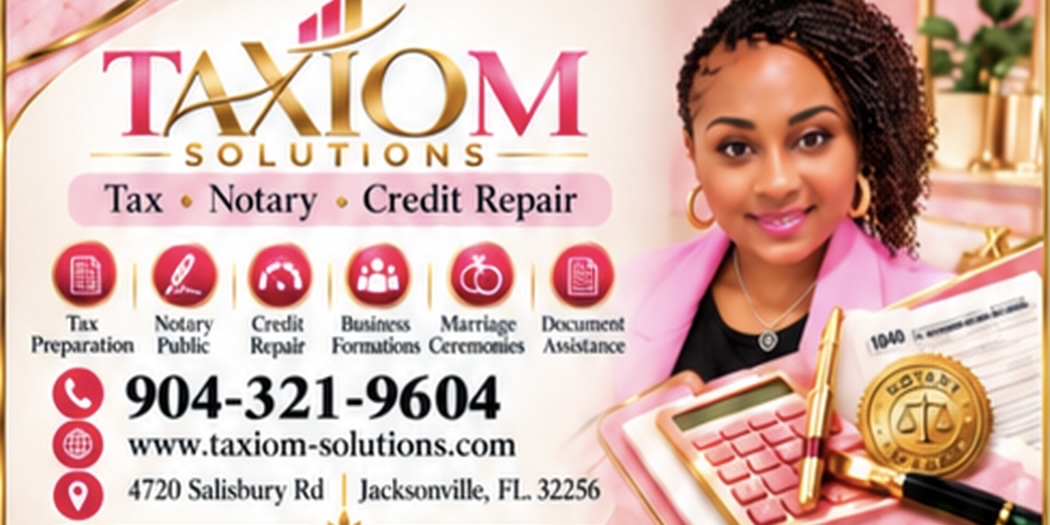 Taxiom Solutions banner