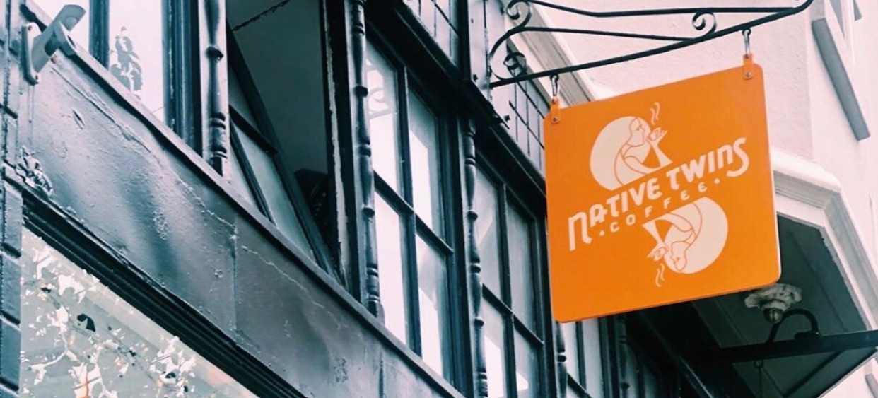 Native Twins Coffee banner