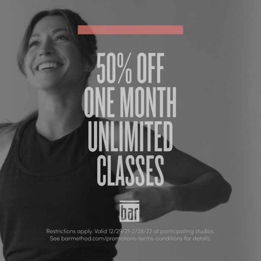 Sales campaign image for The Bar Method Berkeley