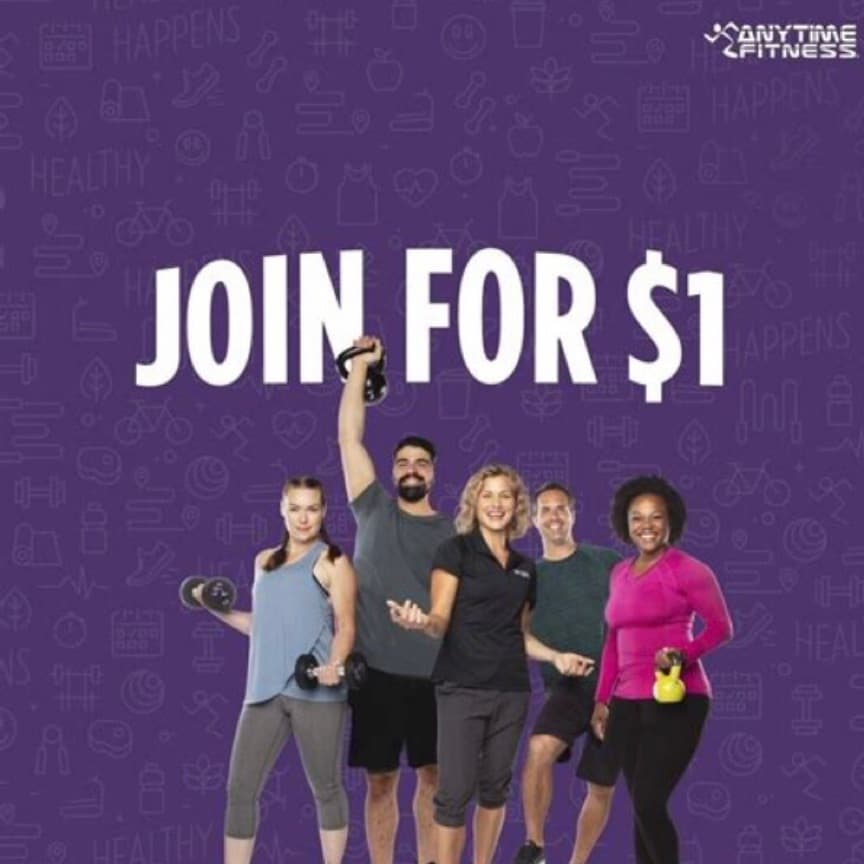 Promotions sm campaign image for Anytime Fitness