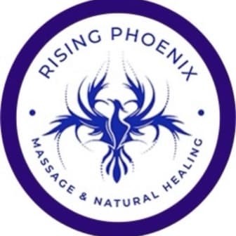 Rising Phoenix Massage & Healing' logo