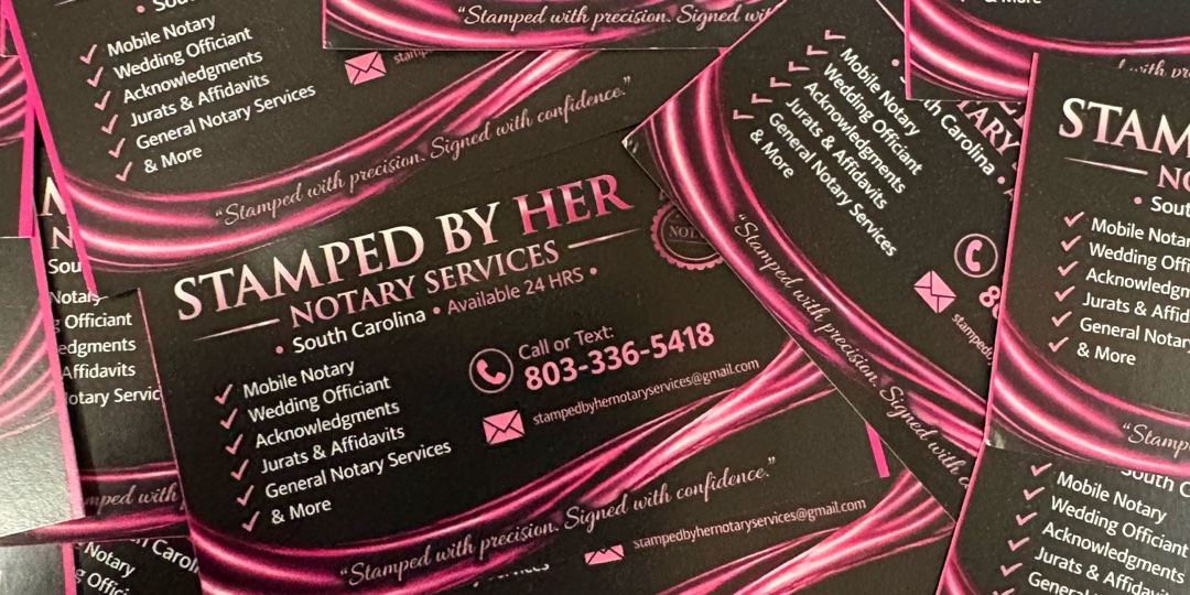 Stamped By Her Notary Services banner