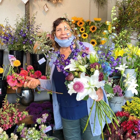 News campaign image for Emilia Flowers