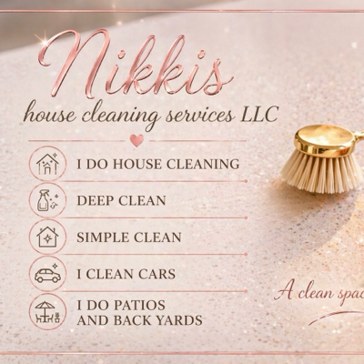 nikkis house cleaning services logo