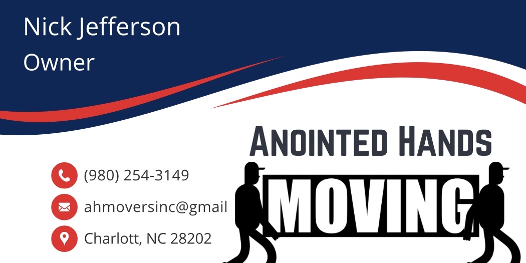 Anointed Hands Moving banner