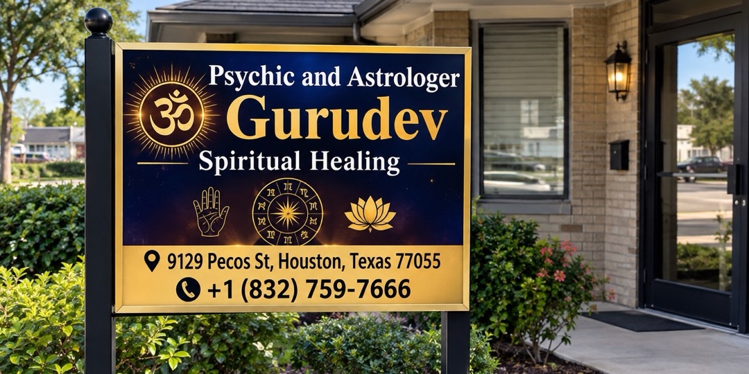 Psychic And Astrologer Guru Dev Spiritual Heal banner